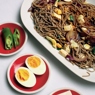 Фотография рецепта Гречневая лапша с яйцами и сыром тофу автор Еда