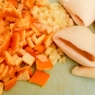 Фотография рецепта Гречневая лапша с кальмарами грибами и цедрой автор AnnyKashuba