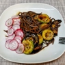 Фотография рецепта Гречневая лапша с овощами в соусе терияки автор Лоскутова Марианна