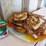 Фотография рецепта Гренки в омлете с сыром автор Татьяна Петрухина