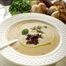 Фотография рецепта Грибной кремсуп с кедровыми орешками автор Masha Potashova
