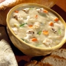 Фотография рецепта Грибной суп с курицей и сливками автор Саша Давыденко
