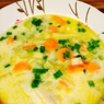 Фотография рецепта Густой рыбный суп с овощами и сливками Ватерзой автор Елена Волкова