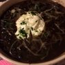Фотография рецепта Гватемальский суп с черной фасолью автор Татьяна Найт Каменцева