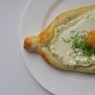 Фотография рецепта Хачапури поаджарски с сыром сулугуни и яйцом автор Goncharenko Raya