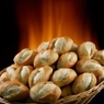 Фотография рецепта Хлебцы с сыром Чеддер и зеленым луком автор Masha Potashova