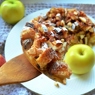 Фотография рецепта Хлебный пудинг из фруктов и черствого хлеба автор Василина Гумерова