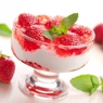 Фотография рецепта Холодный ягодный десерт с пахтой и медом автор Masha Potashova