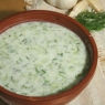 Фотография рецепта Холодный овощной суп с кефиром автор Алена