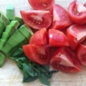 Фотография рецепта Холодный суп из гречки томатов авокадо и базилика автор Kshu Kshu