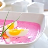 Фотография рецепта Холодный суп из свеклы с огурцами щавелем и березовым соком автор Саша Давыденко