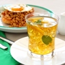 Фотография рецепта Холодный зеленый чай с лимоном и мятой автор Masha Potashova