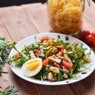 Фотография рецепта Холодный салат с пастой пенне и курицей автор Fedor Katrukha