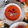 Фотография рецепта Холодный суп из кавказских помидоров автор Надежда Леонова