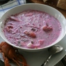Фотография рецепта Холодный суп со свеклой и раками автор Anita Ggdf