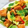 Фотография рецепта Хрустящая рыба с летним салатом автор Anna Kraus