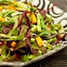 Фотография рецепта Хрустящий салат с тыквой и свекольными листьями автор Anita Ggdf