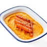 Фотография рецепта Хумус из чечевицы с запеченным перцем кабачковой икрой и тахини автор Еда