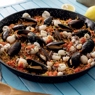 Фотография рецепта Испанская лапша Минутка с морепродуктами автор Еда