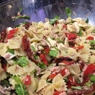 Фотография рецепта Итальянский салат с пастой тунцом и вялеными томатами автор Anna Podkolzina