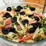 Фотография рецепта Итальянский салат с сыром и макаронами автор Олеся Кудесница леса