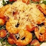 Фотография рецепта Итальянский зеленый салат с креветками автор Екатерина Горшенина