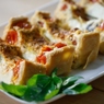 Фотография рецепта Итальянский пирог с моцареллой и томатами от Александра Селезнева автор Еда