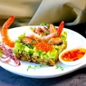 Фотография рецепта Изысканный салат с морепродуктами автор Еда