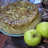 Фотография рецепта Яблочная шарлотка с кукурузной мукой автор Abra Cadabra