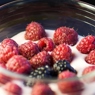 Фотография рецепта Яблочный йогурт с малиной и ежевикой автор Саша Давыденко