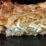 Фотография рецепта Яблочный пирог с творожной заливкой на песочном тесте автор Ксения К