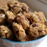Фотография рецепта Яблочное печенье с овсяными хлопьями веганское автор Renata