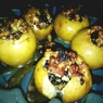 Фотография рецепта Яблоки печеные с грецкими орехами и медом автор Виктория Шулико