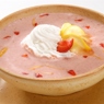 Фотография рецепта Ягодный суп с ванильным мороженым автор Саша Давыденко
