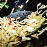 Фотография рецепта Яичная пшеничная лапша с грибами шиитаке мисо и жареным салатом автор Кулинар 754403