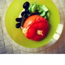 Фотография рецепта Яичница в помидоре автор Аня Григорьева