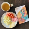 Фотография рецепта Яйцакрэмбл к завтраку автор Александра Задорина