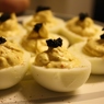 Фотография рецепта Яйца с лимонной цедрой и икрой автор Masha Potashova