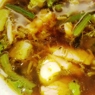 Фотография рецепта Японский суп с лососем и зеленью автор Вера Доброва