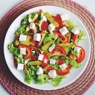 Фотография рецепта Яркий салат с помидорами и сербской брынзой автор Maria Katkova