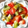 Фотография рецепта Йогуртовый десерт с фруктами автор Anna Кova