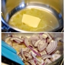 Фотография рецепта Йоркширский пудинг с колбасками в луковом соусе автор naomi