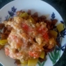Фотография рецепта Кабачки с лисичками под сливочночесночном соусом с помидорами автор Лерка Усатова