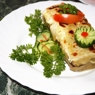 Фотография рецепта Кабачковый закусочный рулет с мясом и грибами автор Алена
