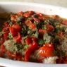 Фотография рецепта Камбала запеченная с помидорами автор Наталья Плаксина