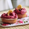 Фотография рецепта Капкейки с ягодным кремом автор Marina Gluhhankova