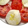 Фотография рецепта Капрезе с жареными в бальзамическом уксусе томатами автор Masha Potashova