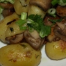 Фотография рецепта Картофель подеревенски с грибами автор Светлана Горелова