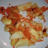 Фотография рецепта Картофель подеревенски с яблоками и морковью автор Вероника Хабирова