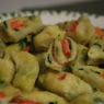 Фотография рецепта Картофельные клецки со шпинатом и форелью автор Rusiko Tsivtsivadze